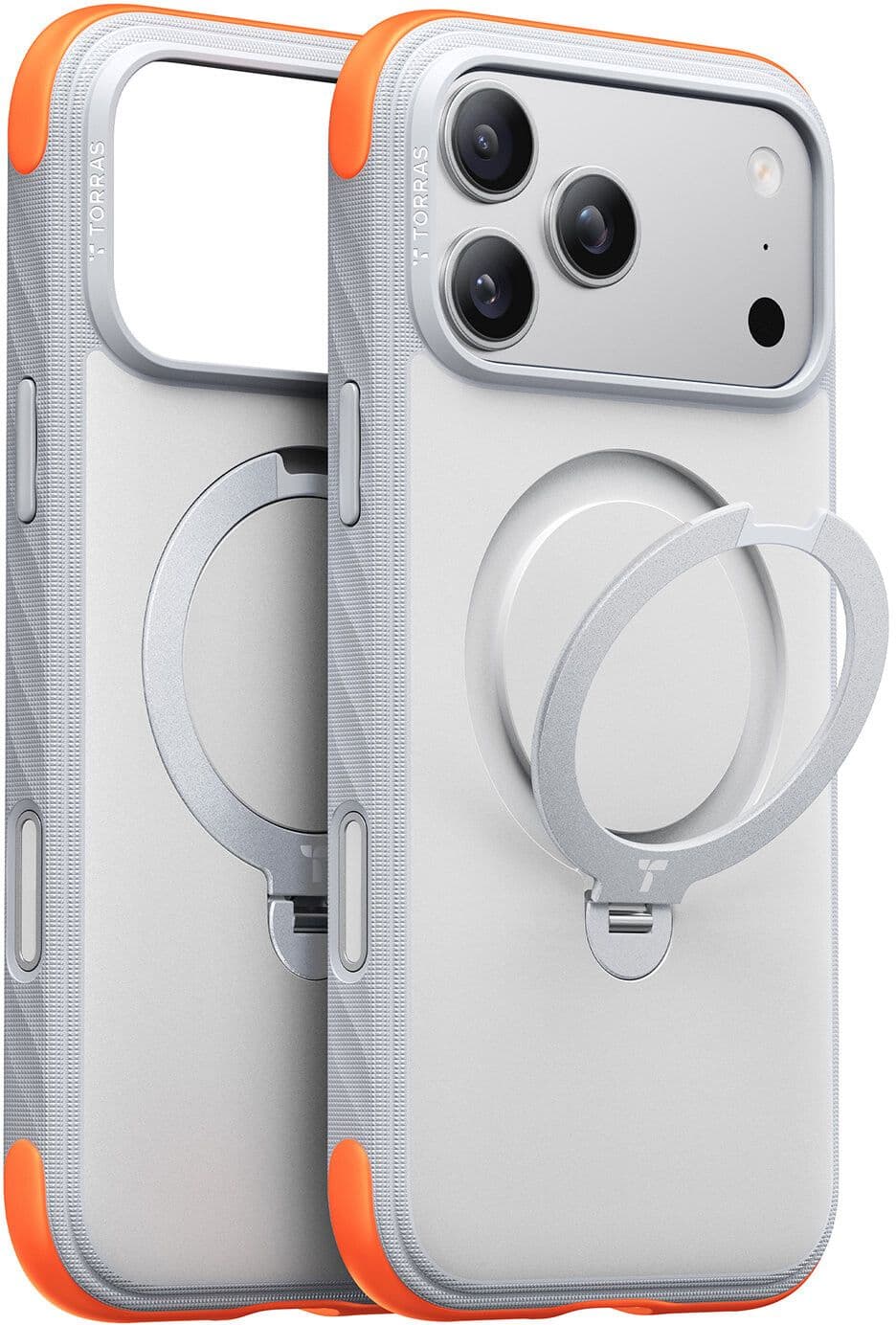 Torras Ostand Q3 Rugged (iPhone 17 Pro/18 Pro) - Vit