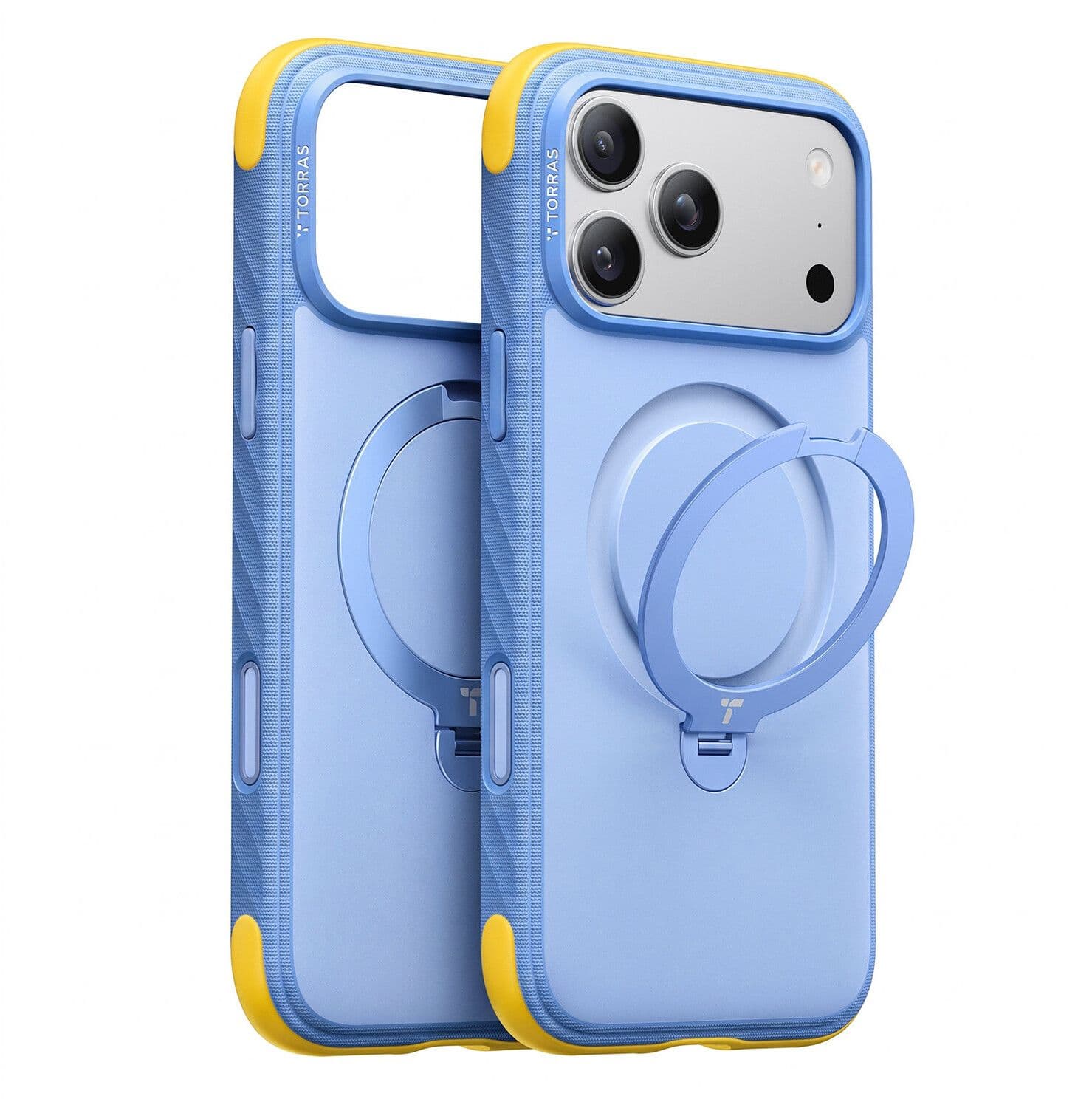 Torras Ostand Q3 Rugged (iPhone 17 Pro Max/18 Pro Max) - Blå