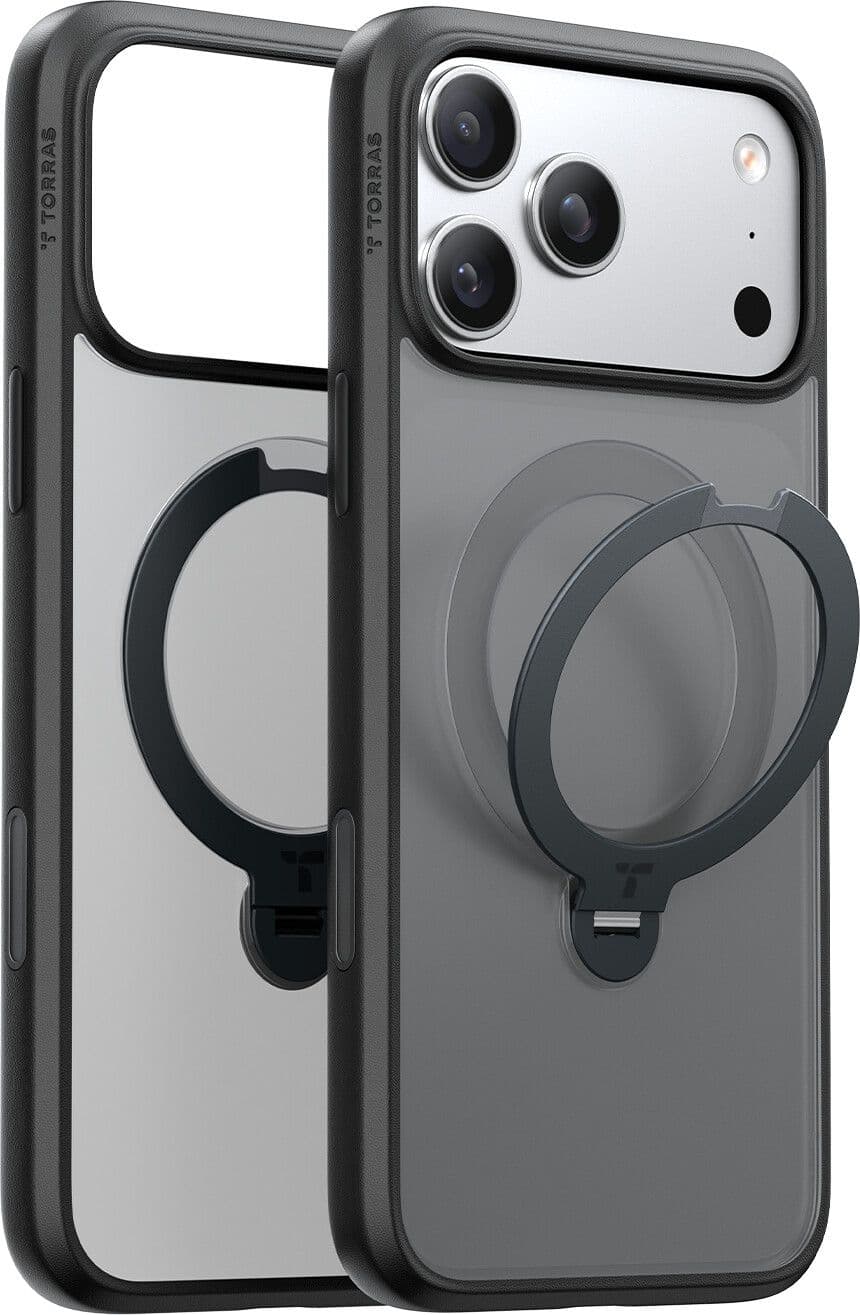 Torras Ostand Q3 Spin (iPhone 17 Pro Max) - Svart