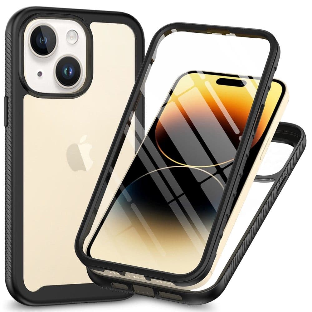 Trolsk Mobildeksel Heldøkkende med Skjermbeskytter (iPhone 15 Plus)