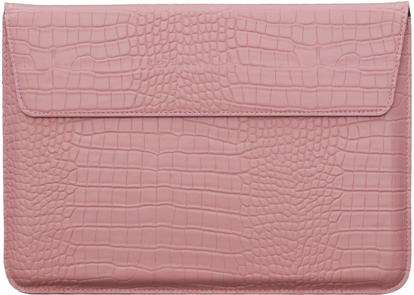 Trolsk Deksel Krokodillemønster (MacBook 13/14") - Rosa