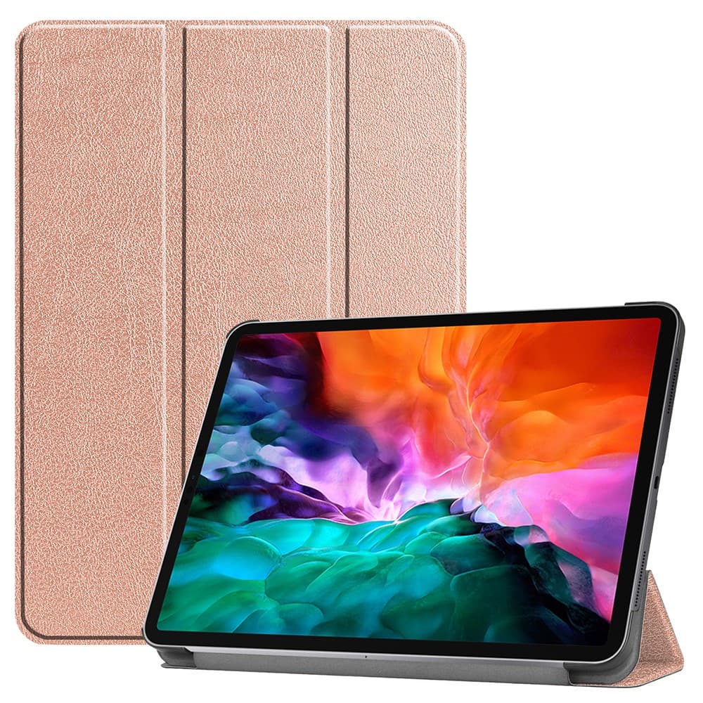 Trolsk Deksel med Stativfunksjon (iPad Pro 12,9 (2021)) - Roségull