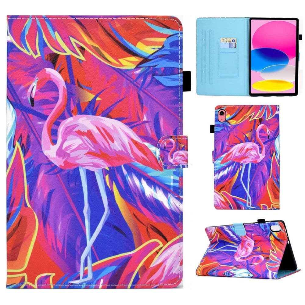 Trolsk Lommebokdeksel - Flamingo (iPad 11/iPad 10,9 (2022))