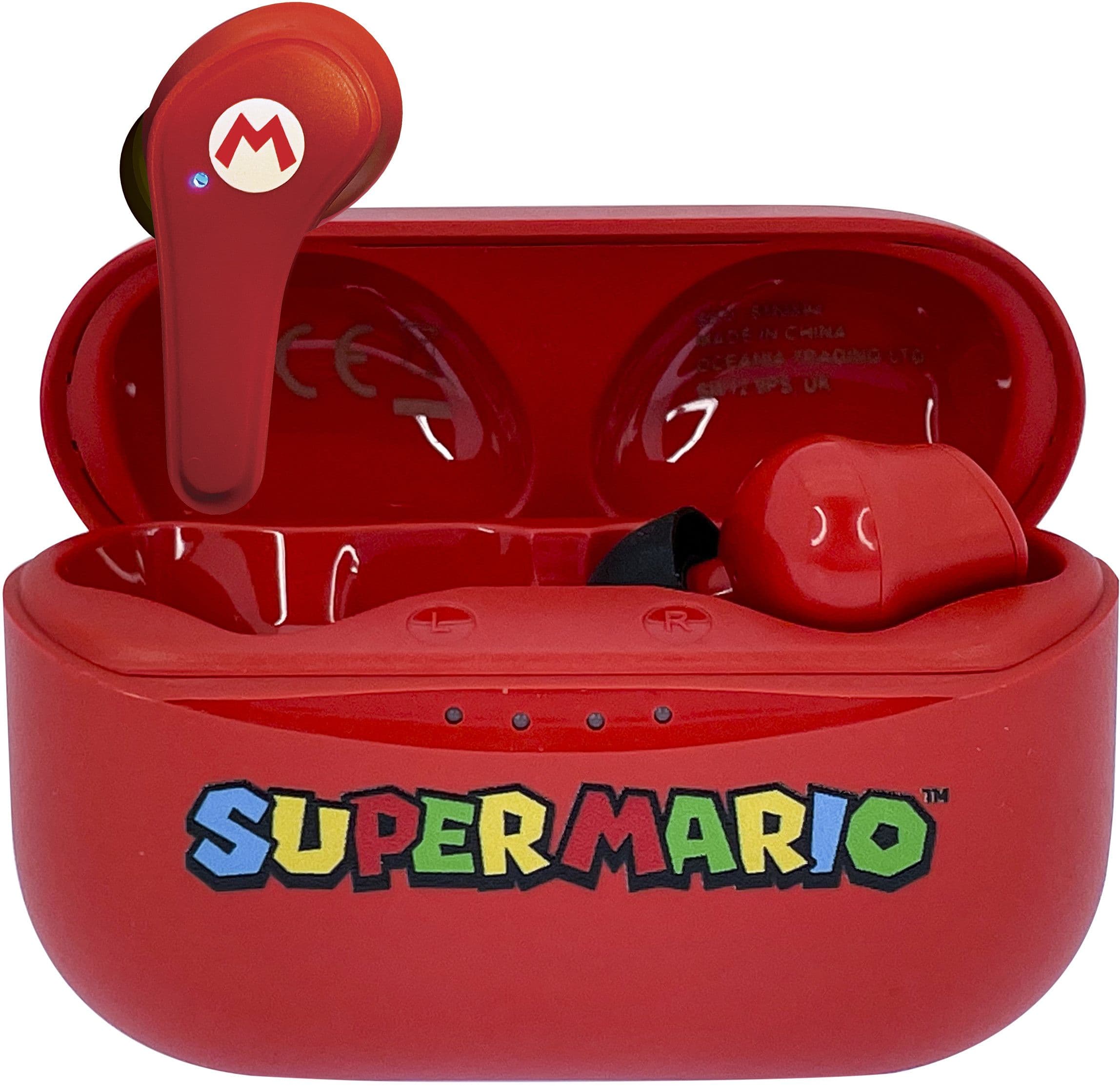Ekte trådløst hodesett - Super Mario - Rød