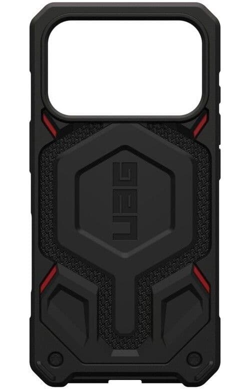 UAG Monarch Pro Kevlar-deksel med MagSafe (iPhone 17 Pro) - Svart