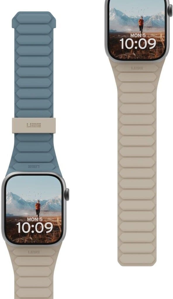 UAG Pathfinder-rem (Apple Watch 49/46/45/44/42 mm) - Beige/Blå