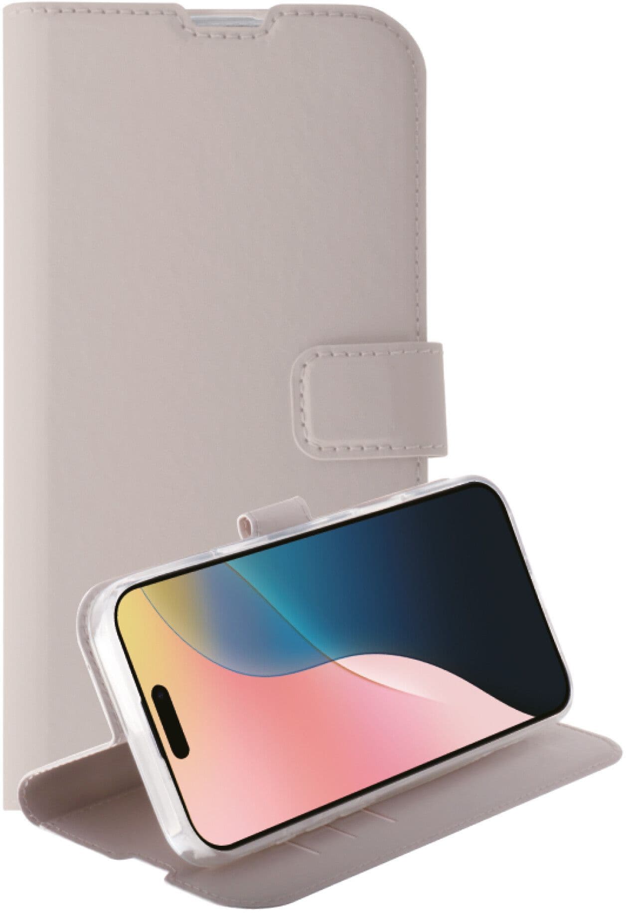 Vivanco Classic Wallet Case (iPhone 16) - Beige