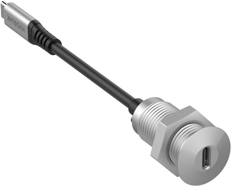Vivolink USB-C Desk Socket - Grå