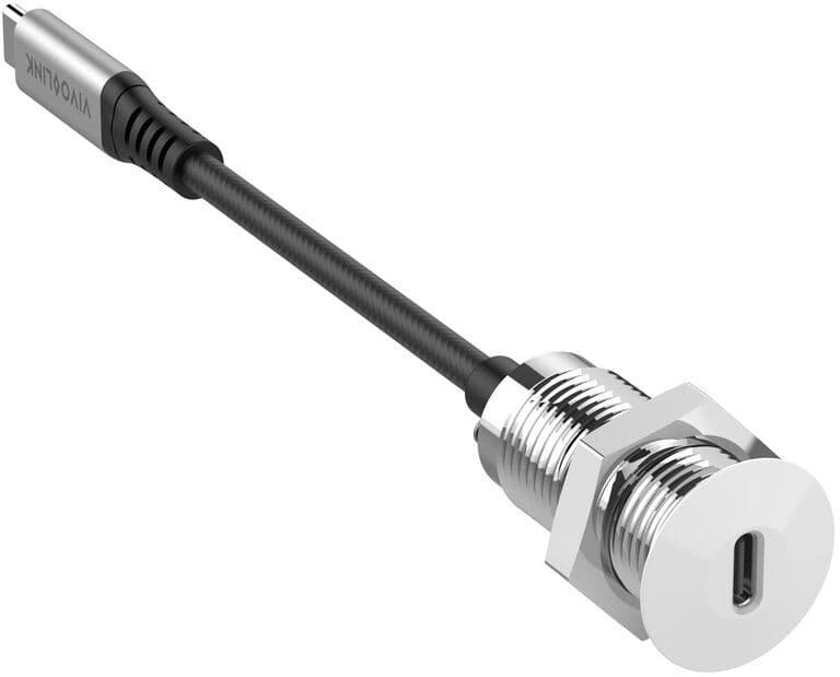 Vivolink USB-C Desk Socket - Hvit