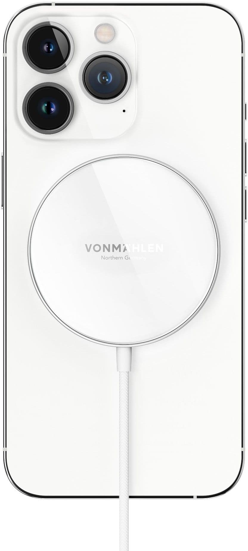 Vonmählen Aura Mini - Den magnetiske trådløse ladeputen - Hvit