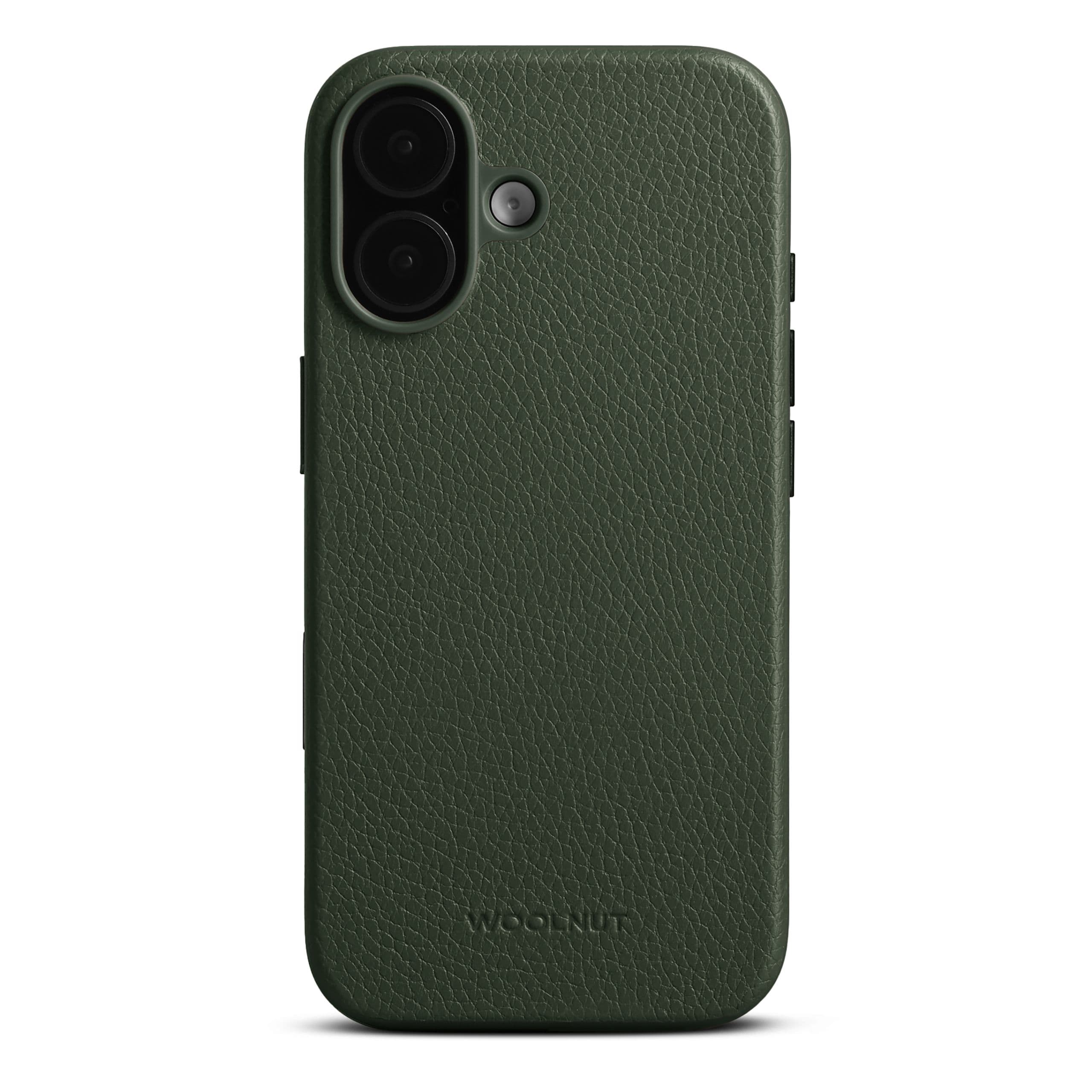 Woolnut Leather Case (iPhone 17) - Grønn