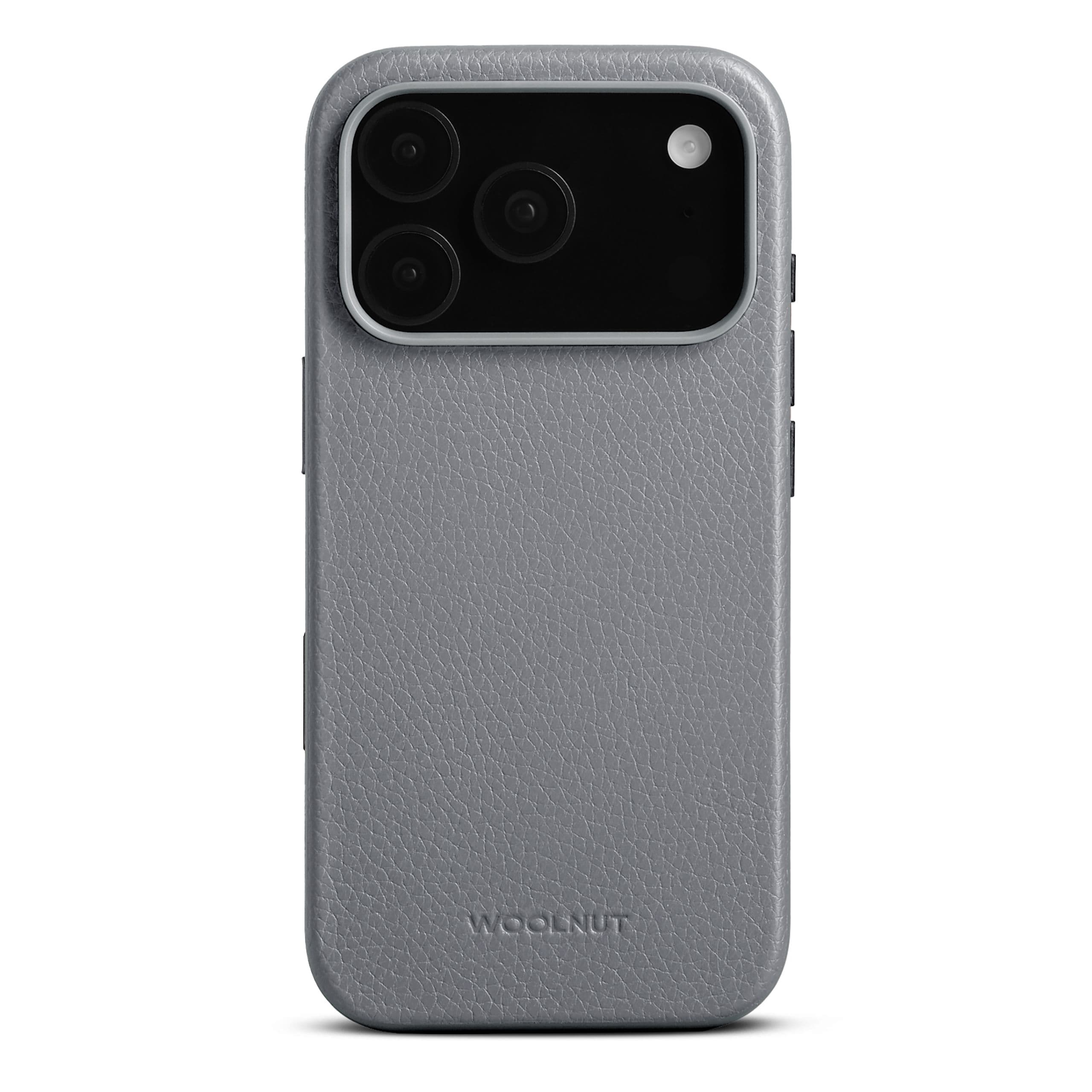 Woolnut Leather Case (iPhone 17 Pro) - Grå