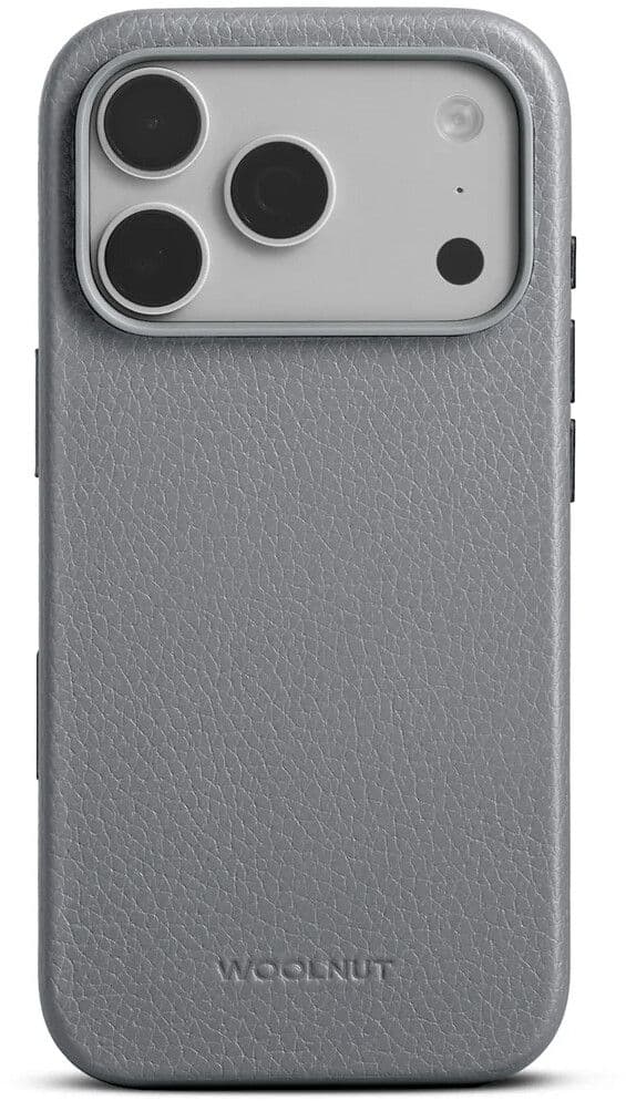 Woolnut Leather Case (iPhone 18 Pro Max) - Grå