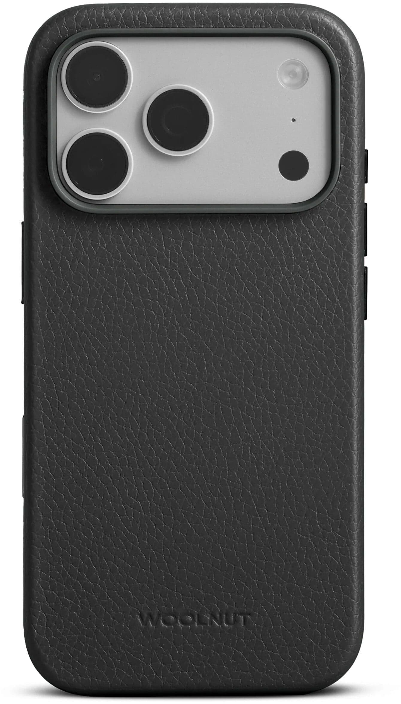 Woolnut Leather Case (iPhone 18 Pro Max) - Svart