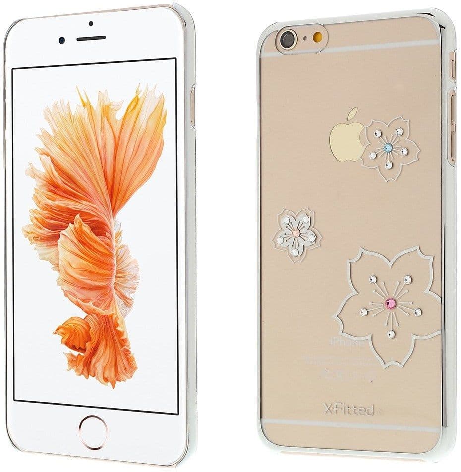 X-Fitted Swarovski Blossom (iPhone 6(S) Plus) - Sølv
