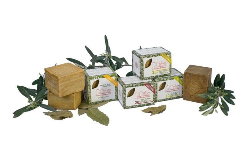 Collection découverte de savon D'Alep solide 5 piéces