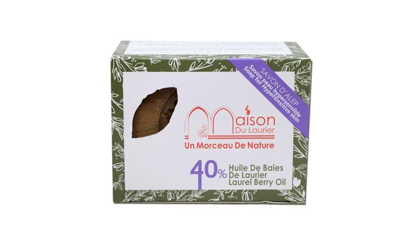 Savon D'Alep 200gr 40% Huile de baie de laurier - Lot de 12