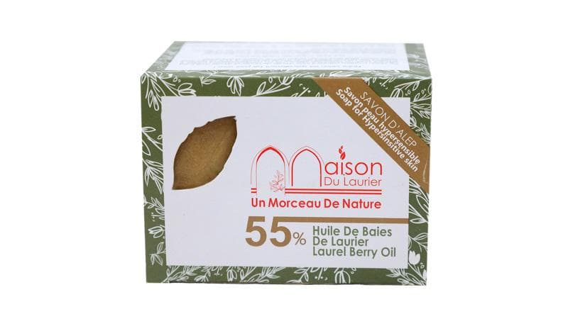 Savon D'Alep 200gr 55% Huile de baie de laurier - Lot de 6