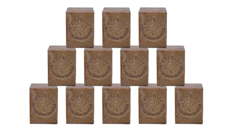 Savon D'Alep 200gr 40% Huile de baie de laurier ZÉRO DÉCHET - Lot de 12