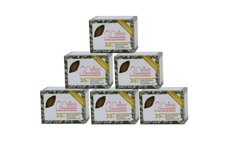 Lots Savon D'Alep 200gr-35% Huile de baie de laurier - Savon unique