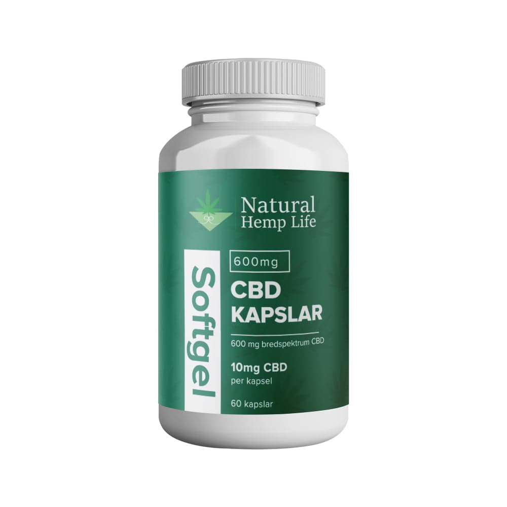 CBD Kapsler 600mg 60 stk