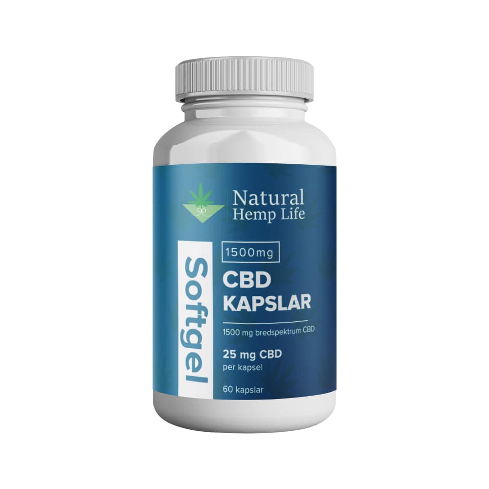 CBD Kapsler 1500mg 60 stk