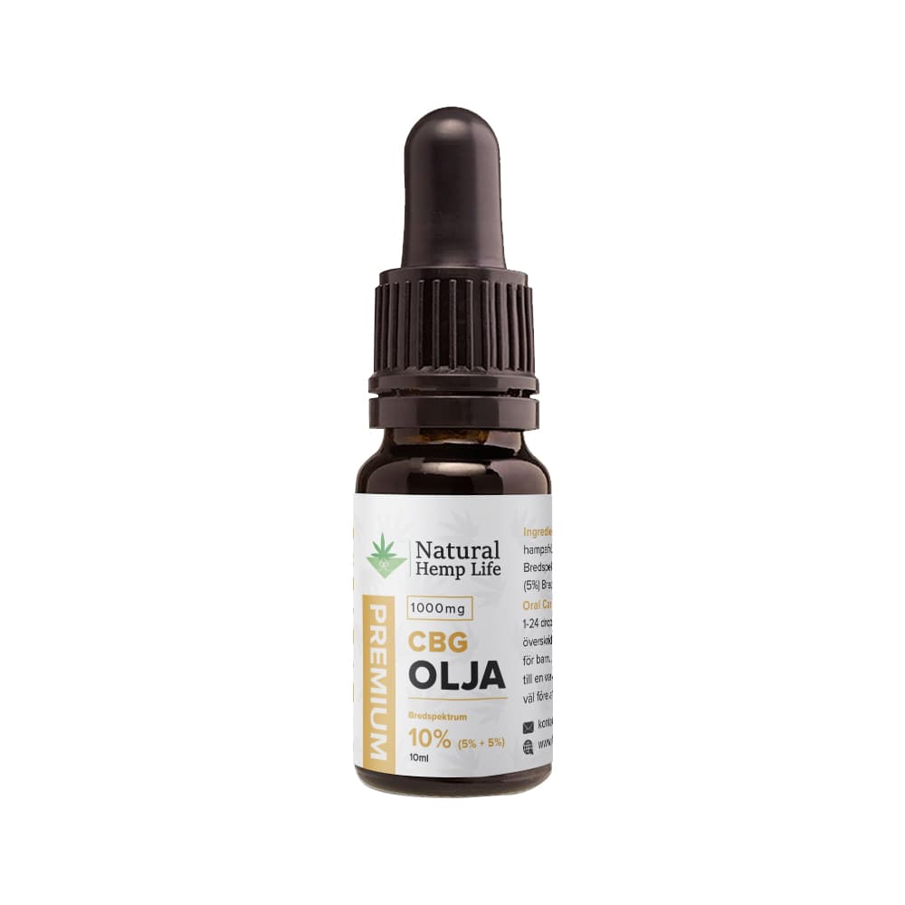 CBG + CBD-Olje 10% (1000mg)