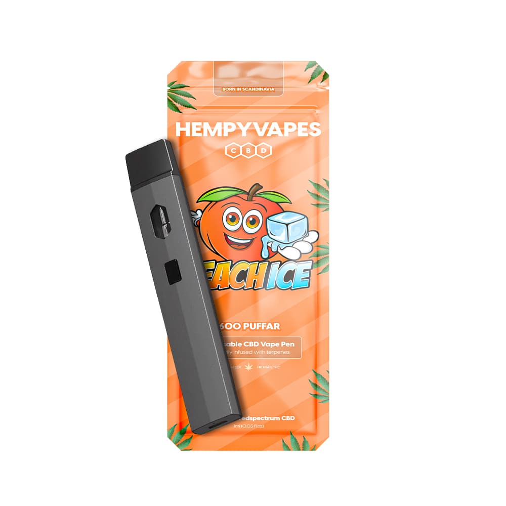 Peach Ice – 1ml Engangsvape
