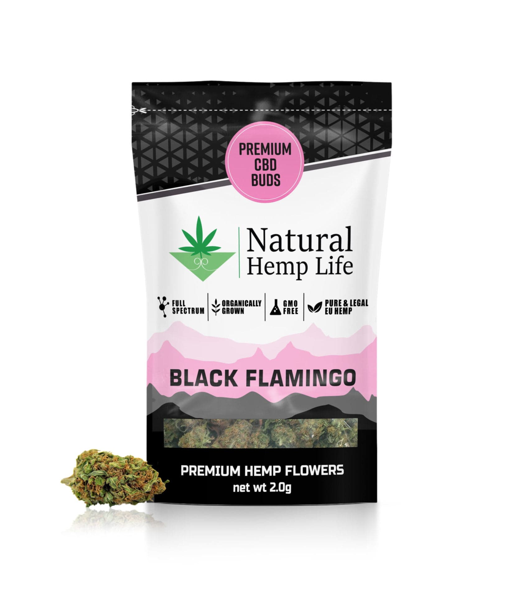 Black Flamingo – Premium CBD Buds - 40 Gram
