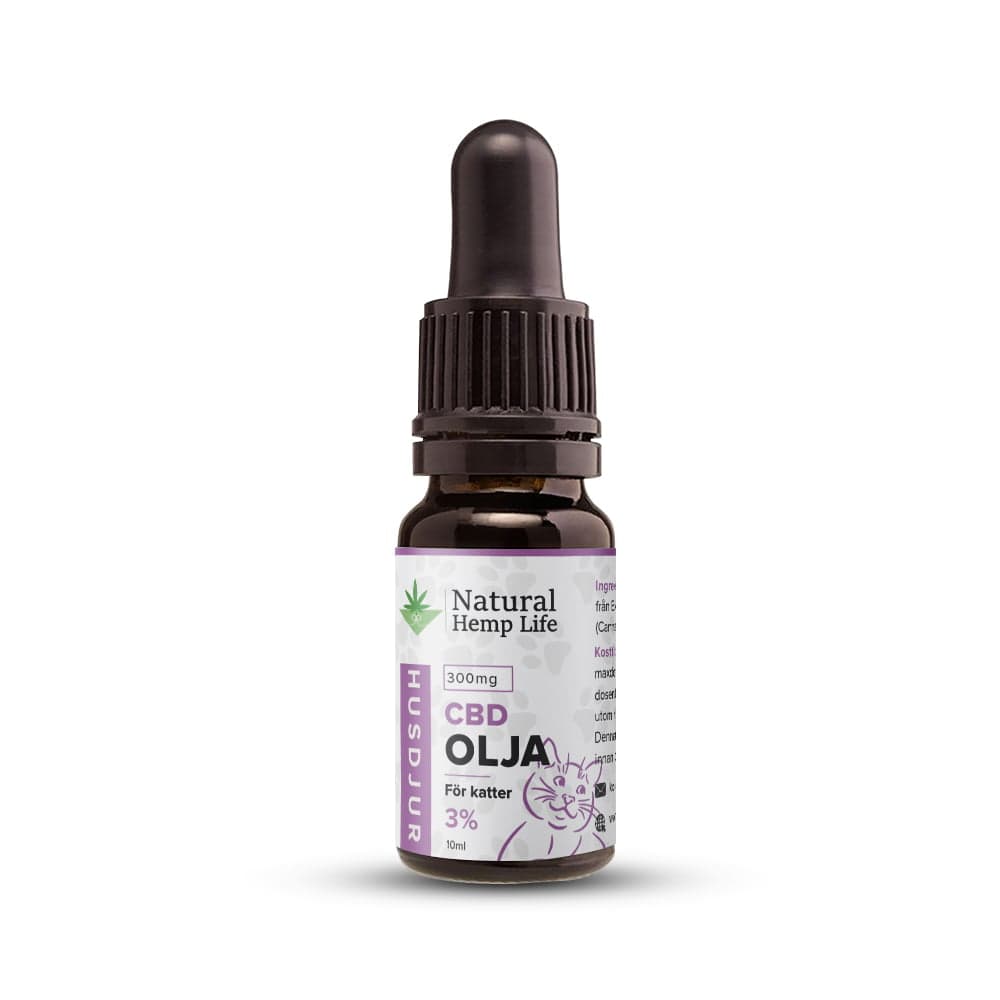 CBD Olja 3% för katter (lax)