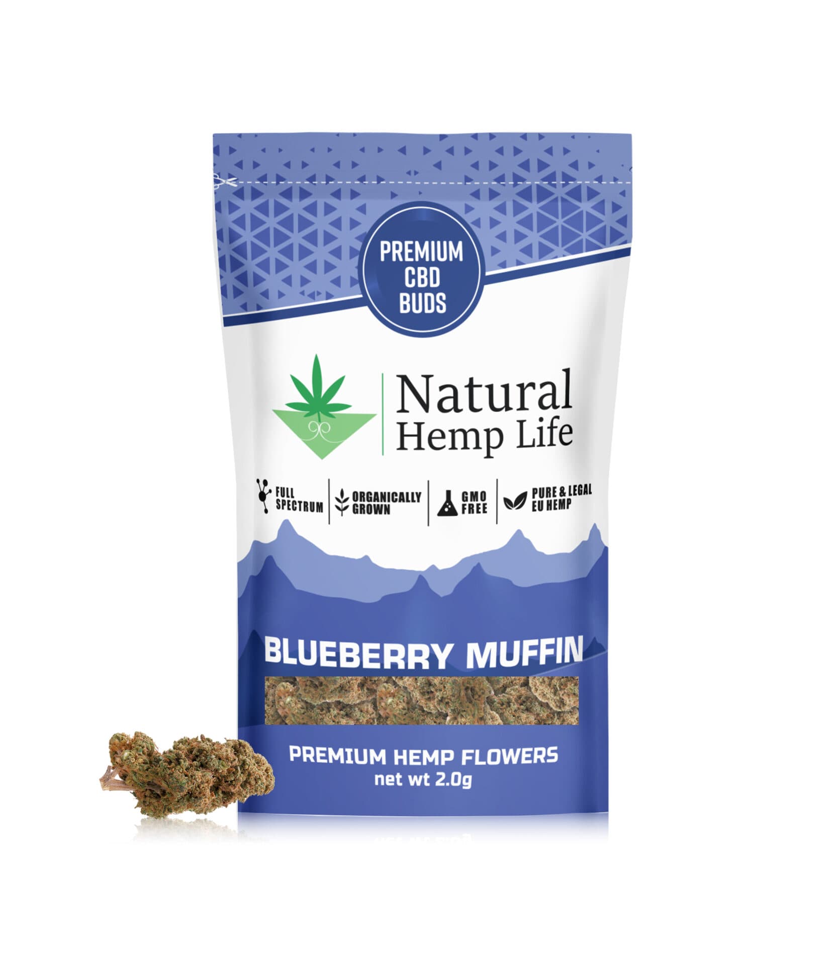 Blueberry Muffin – Premium CBD Buds - 40 Gram
