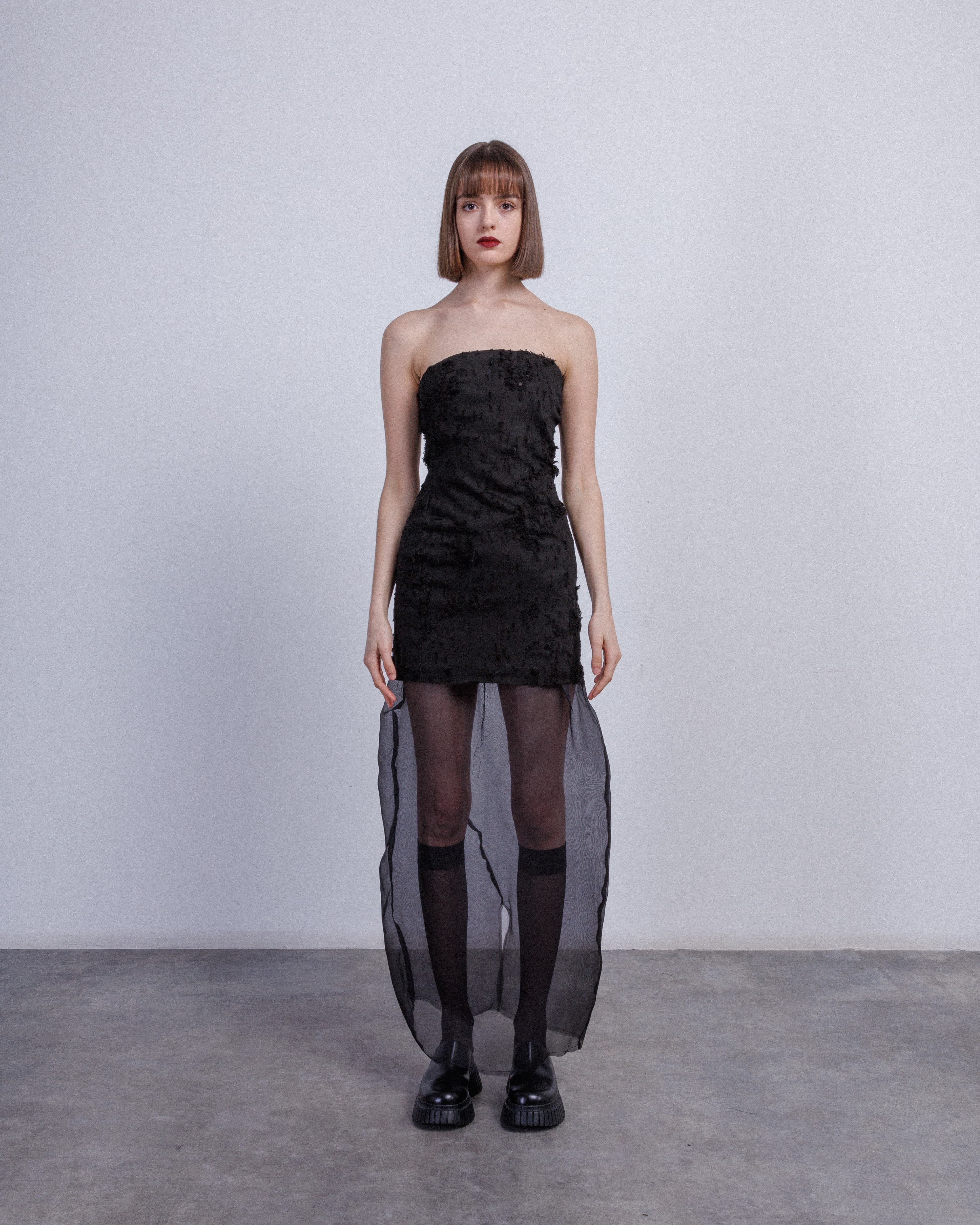 Vestido Giovanni Cavagna DA-0596 Preto