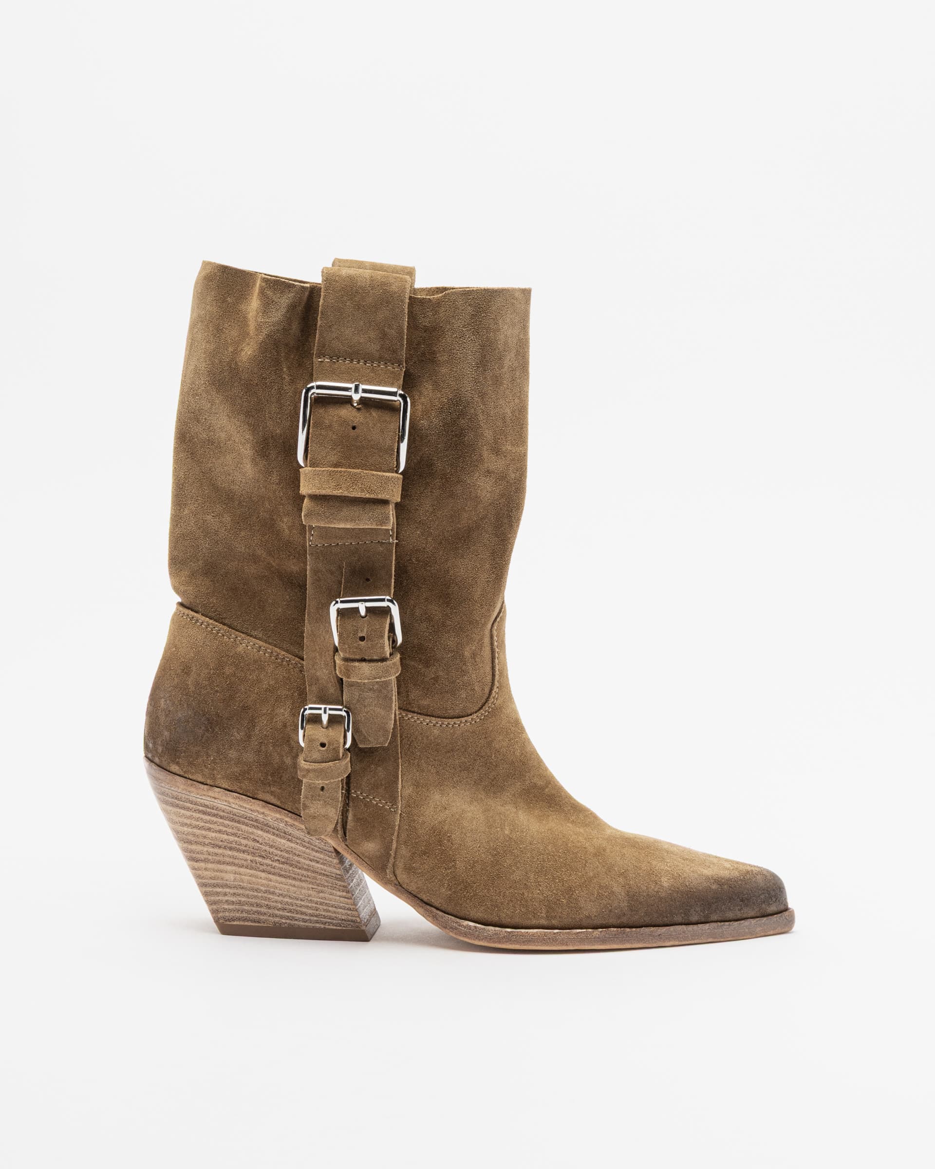 Botas texanas Elena Iachi E-4732 Taupe