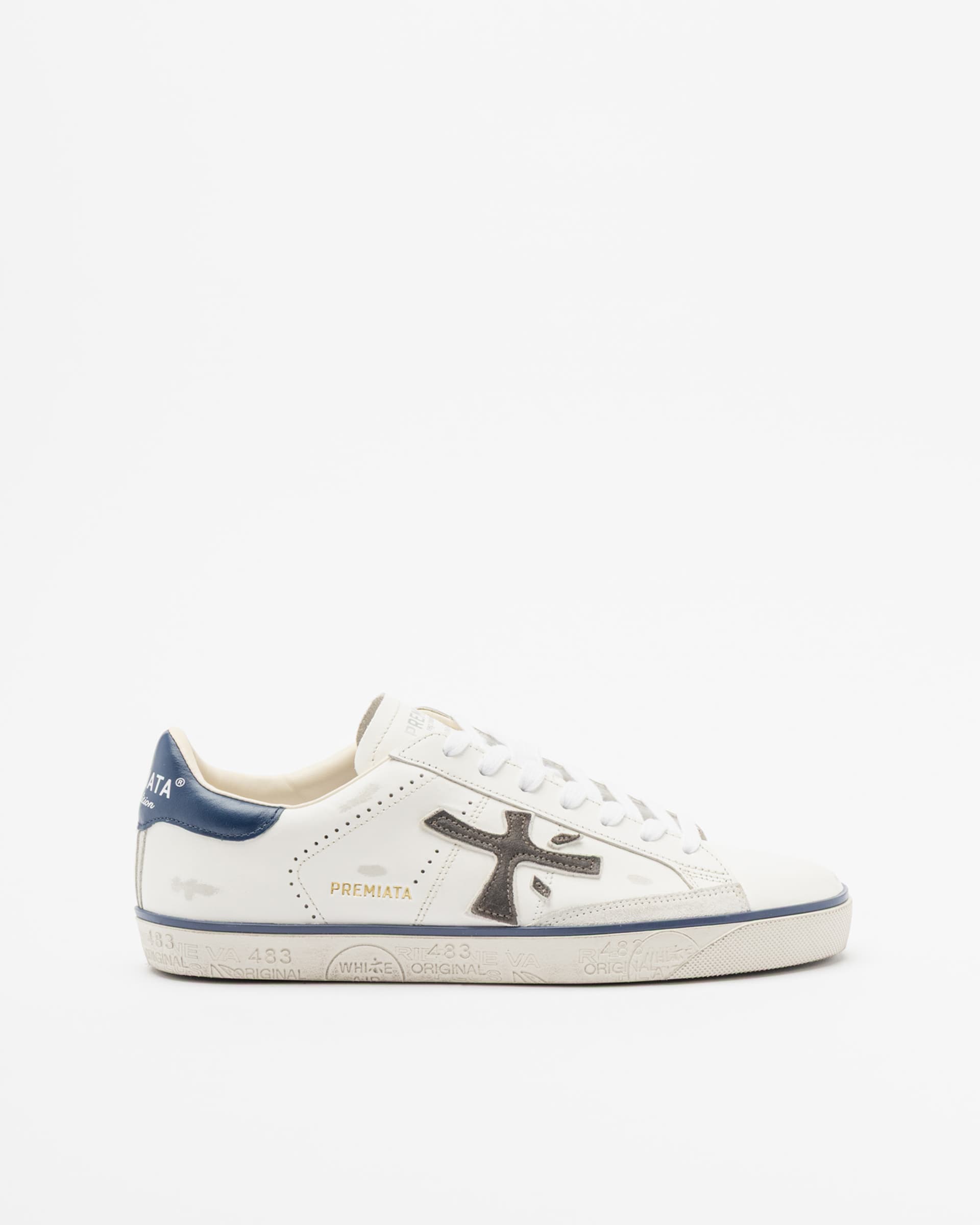 Sapatilhas brancas Premiata STEVEN 7503 Branco