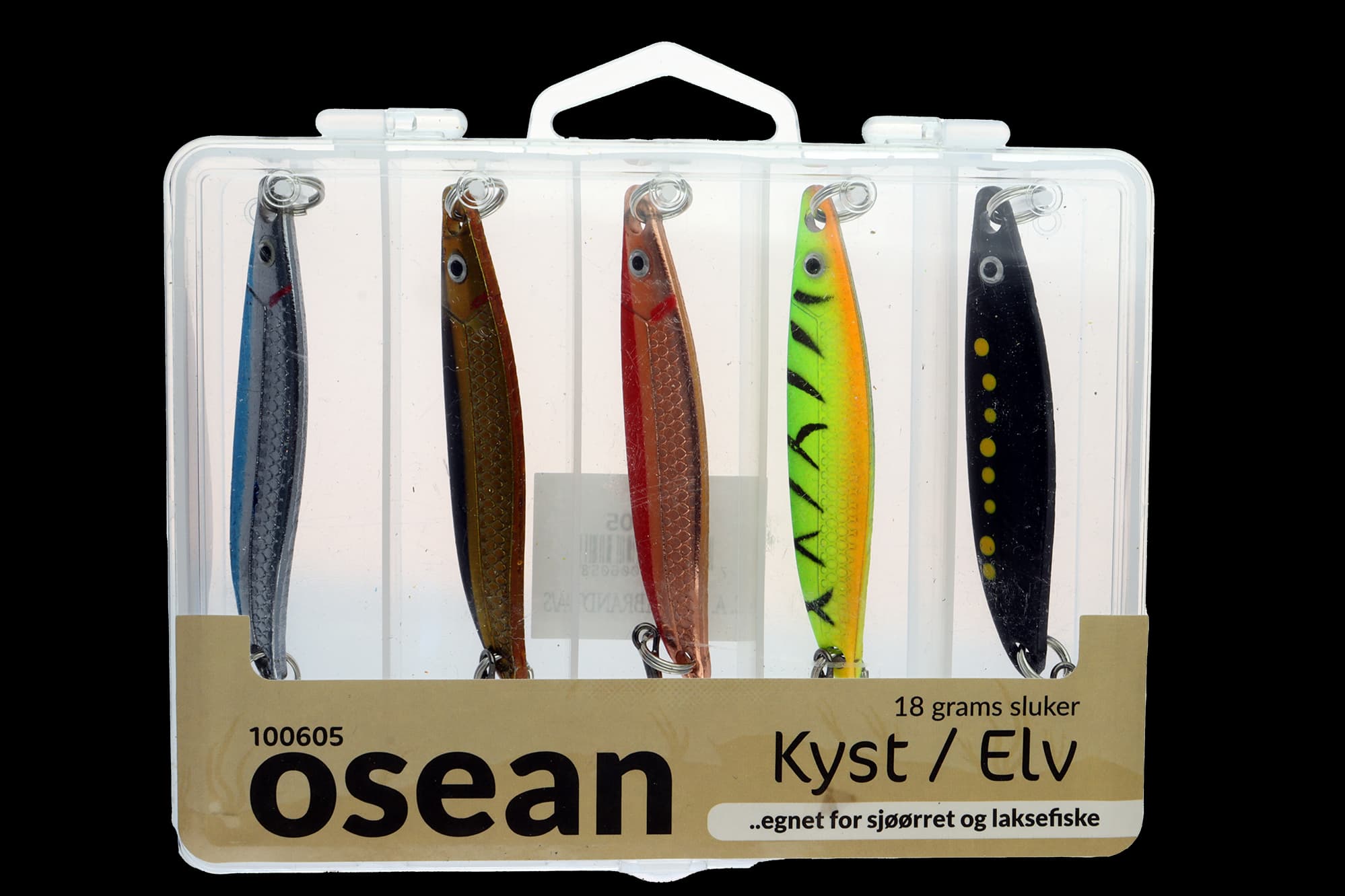 Osean sluksett Kyst / Elv - 5pk m/boks - 18gr