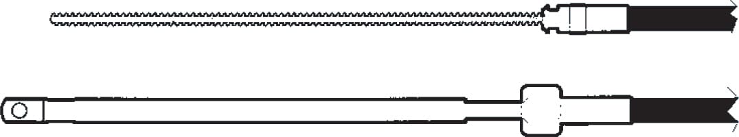 Ultraflex Styrekabel M66 - 24'