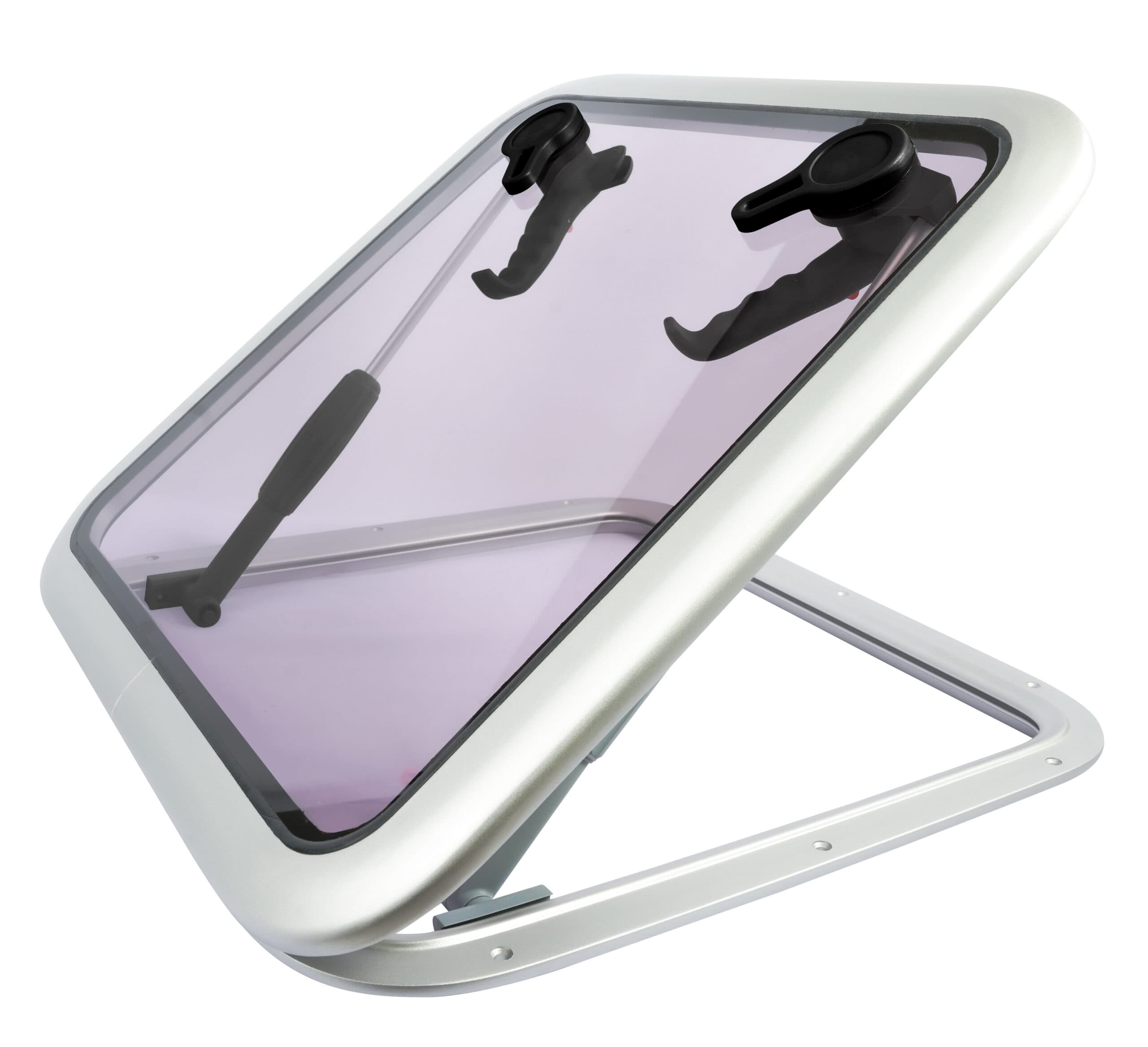 1852 Dekksluke i aluminium kvadratisk lys - 1 - 260 x 260 mm - 325 x 325 mm