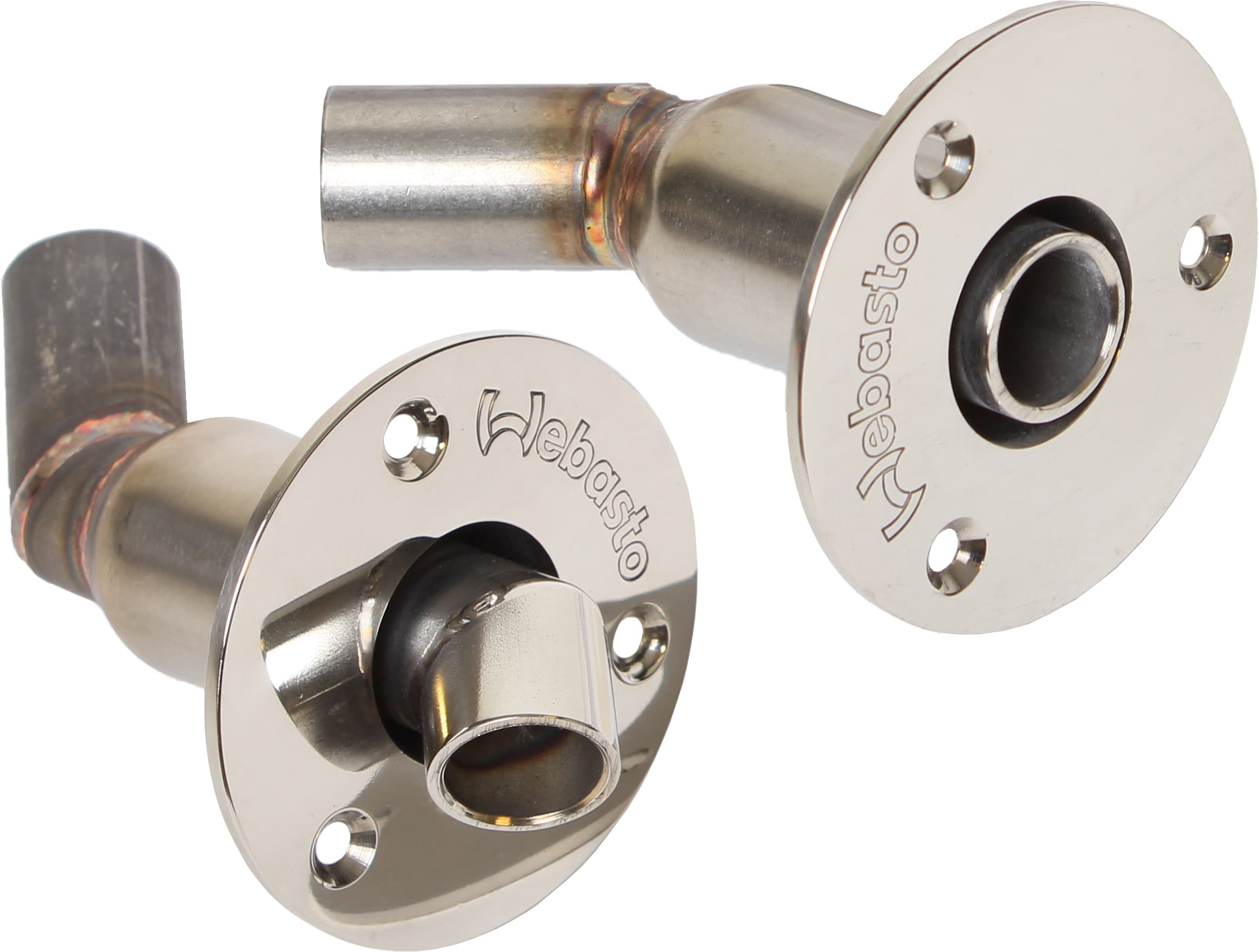 Webasto Eksosgjennomføring rustfri - 24 mm - rett - dbl. - st-evo-th.c