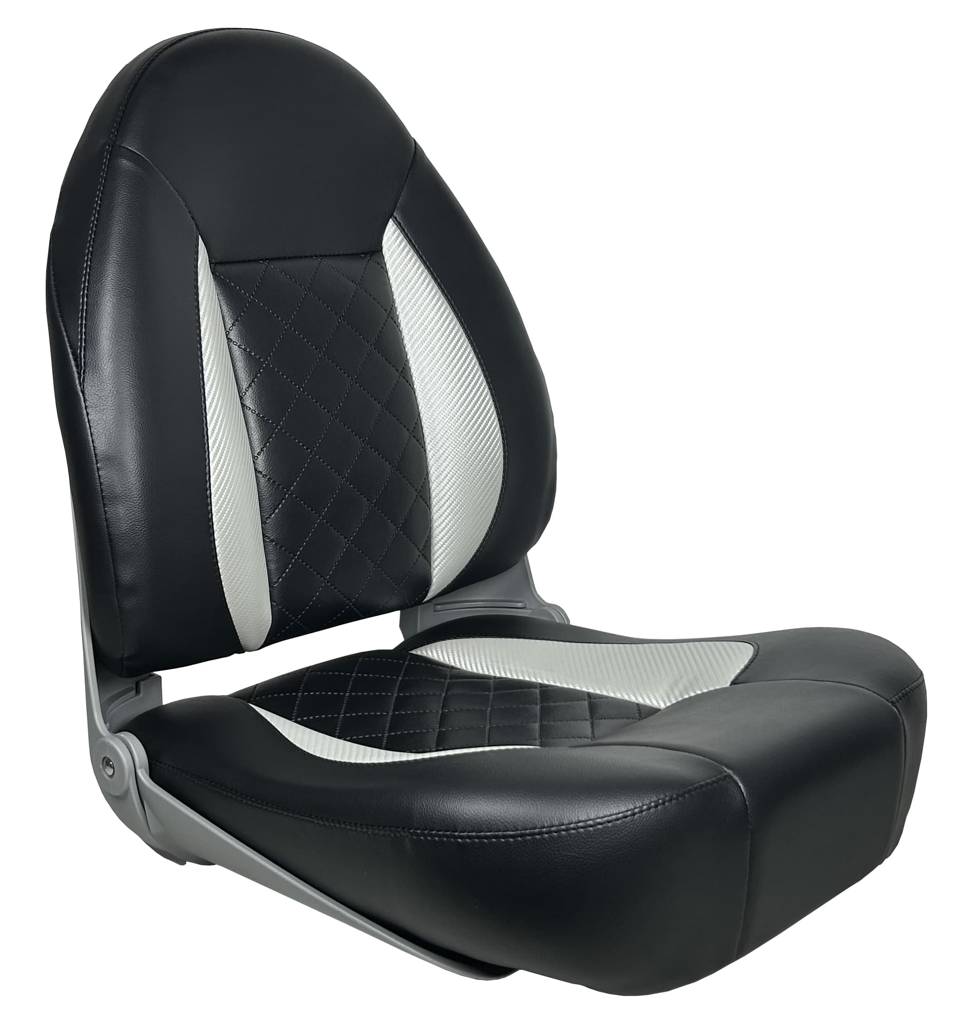 Båtstol CP 48 Comfort Fold down - Sort/lys grå