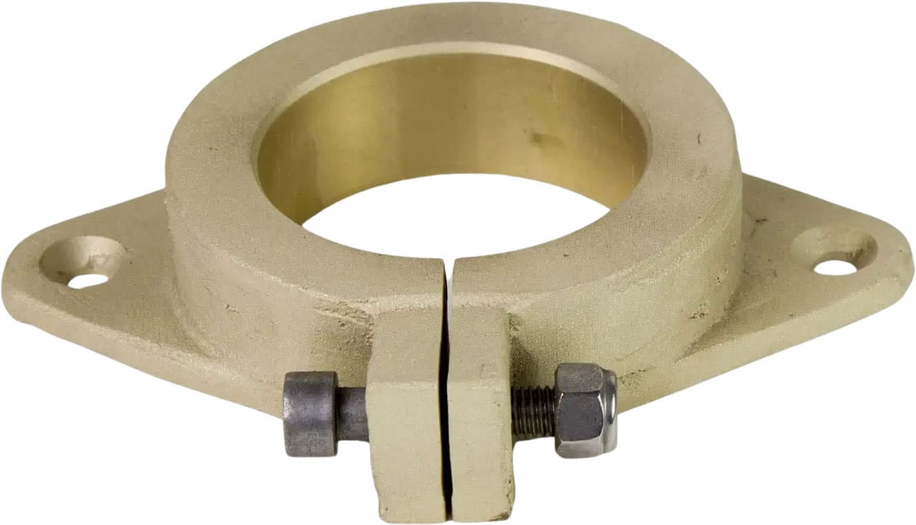 Klemme for akselrør - 50 mm - 55 mm - 10 mm - 71 mm - 124 mm - 26 mm
