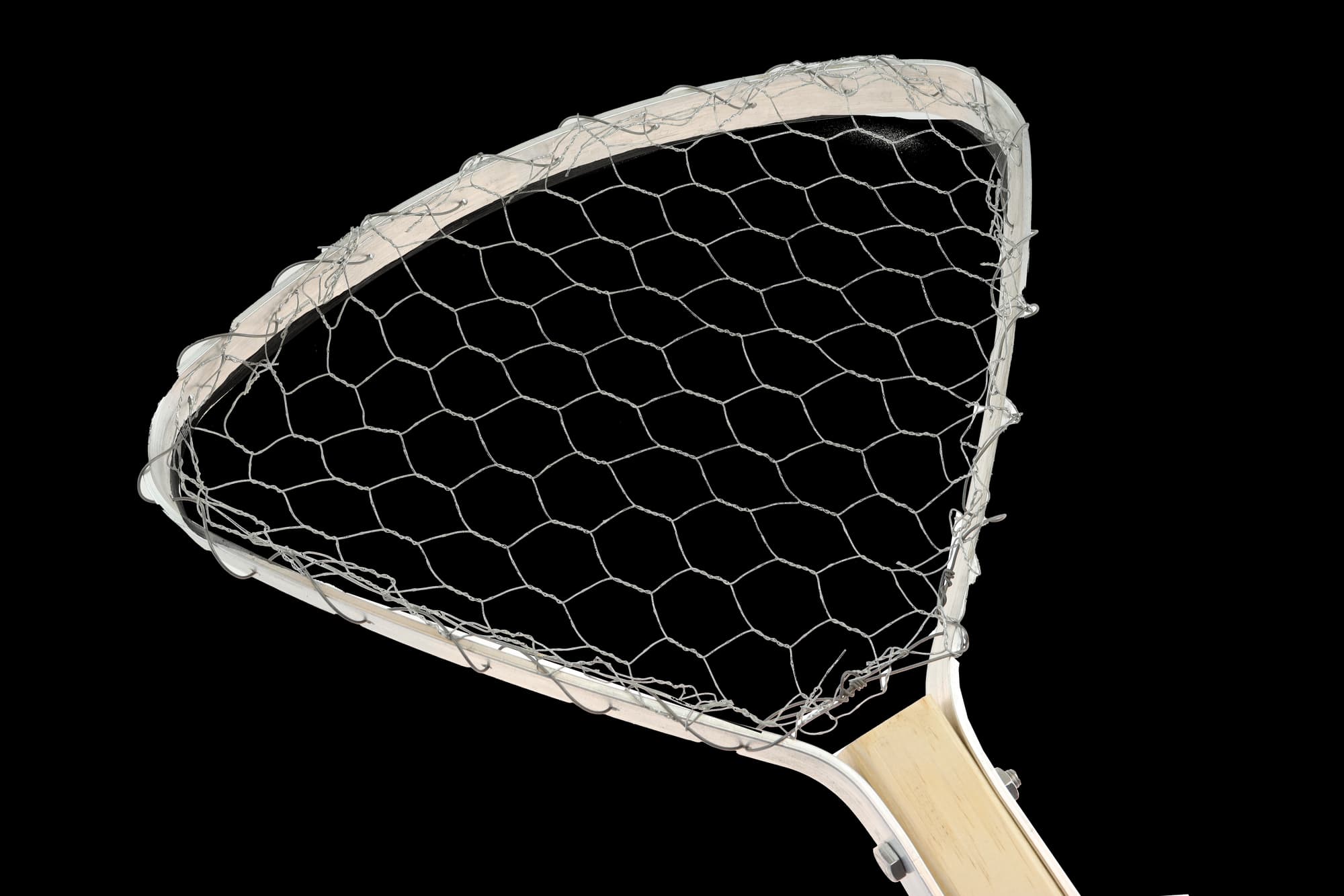 CAL Krabberive - Treskaft, metallnetting og aluminium