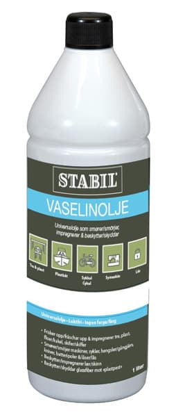 Stabil Vaselinolje - 1 Liter - Flaske - Universalolje