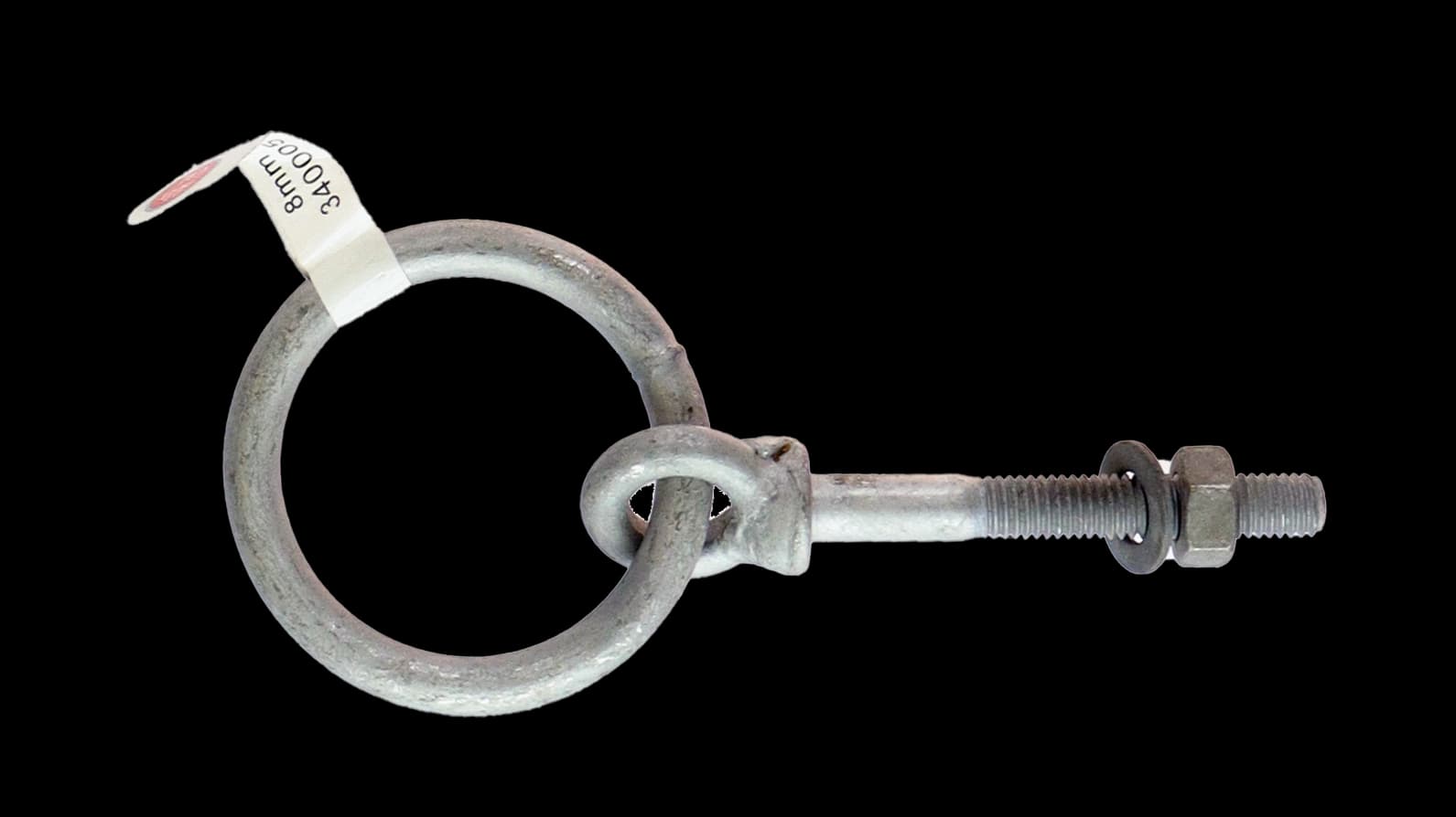 CAL Båtring m/ løs ring - Galvanisert stål - 8x60 mm