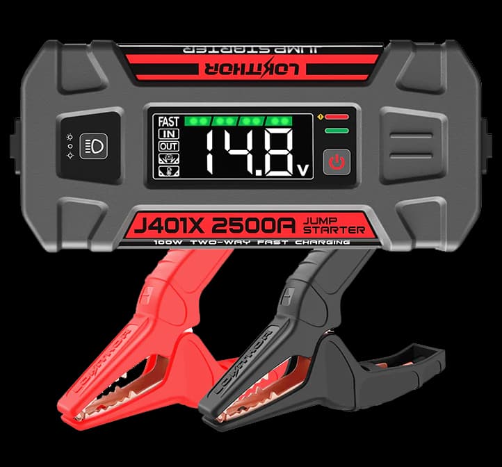 Lokithor Lithium Jump Starter J401X - 12v 2500A 74Wh startbooster