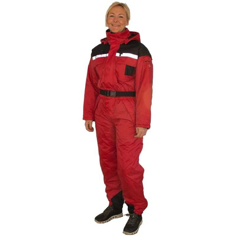 Varmedress Trysil - Rød/sort - 12 år