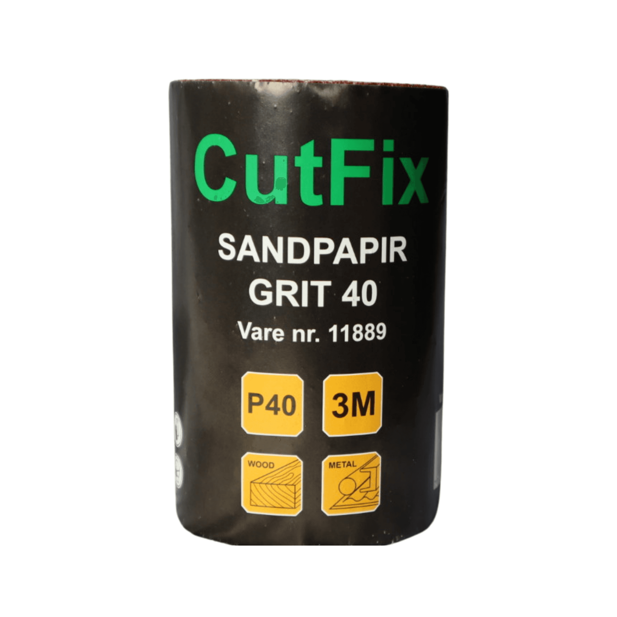 CutFix Sandpapir K40 – 115 mm x 3 m
