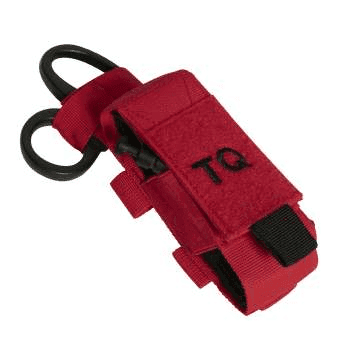 Rothco MOLLE Tactical Tourniquet and Shear Holder Pouch  (Color: Red)