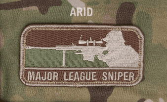 MSM Patch - Major League Sniper (Color: ACU Light)