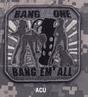MSM Patch - Bang Em' All (Color: ACU)