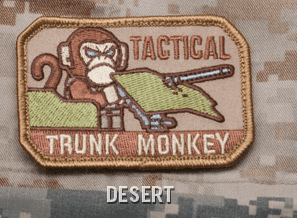 MSM Patch - Tactical Trunk Monkey (Color: Desert)